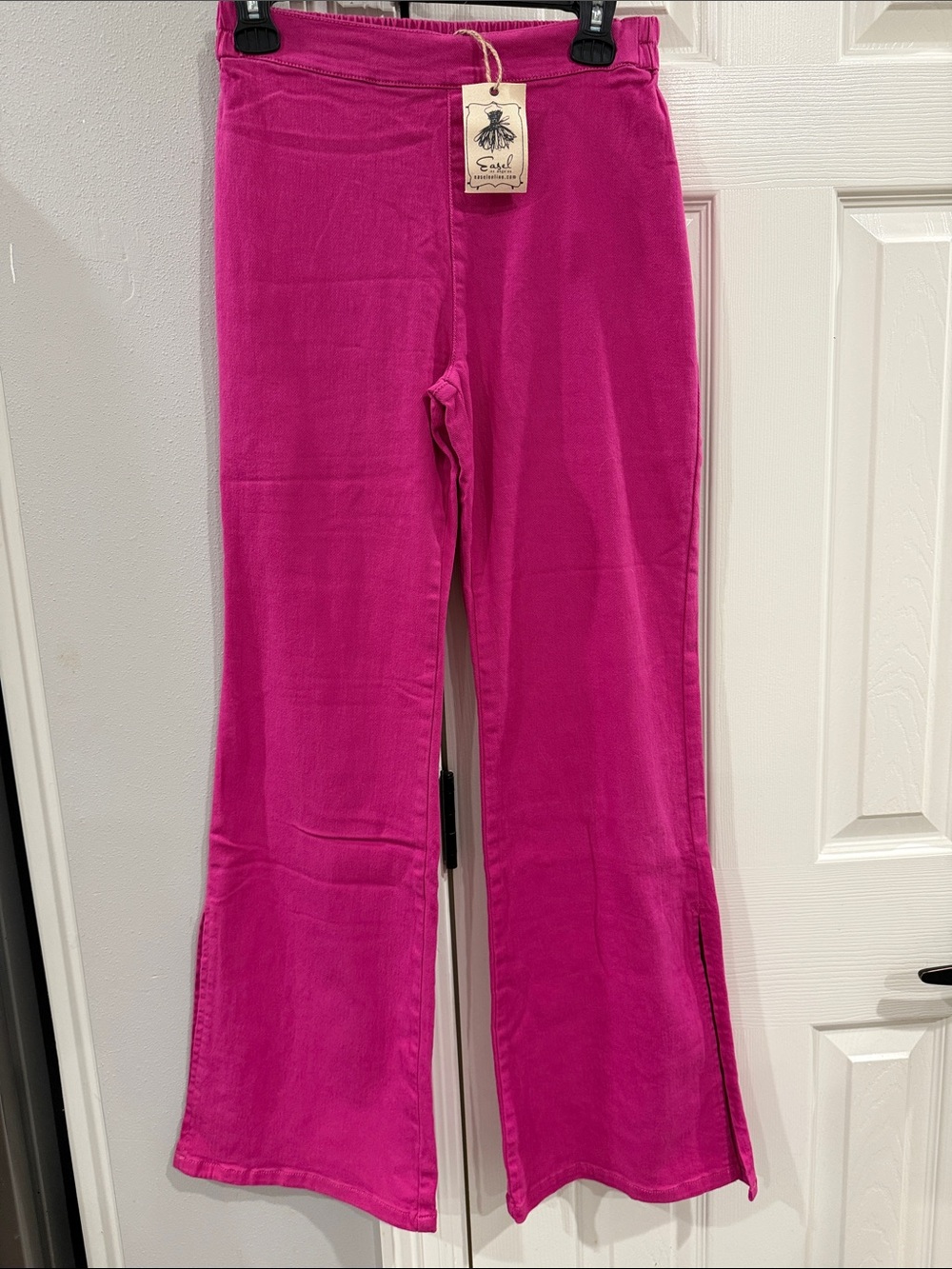 easel flared jeans